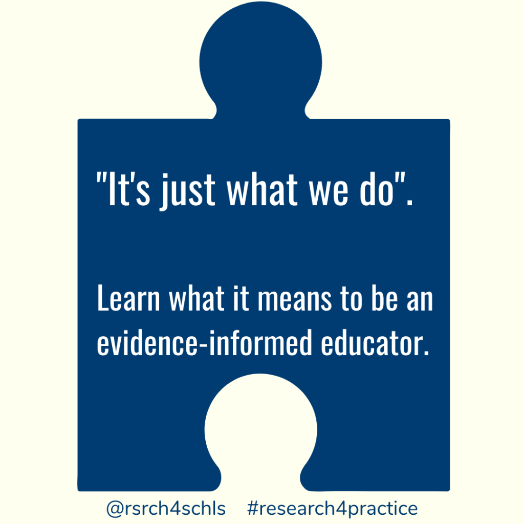 Walking the Talk: Turning Research Findings into Virtual Workshops for Educators
As a result of surveying educators about using research, CRUE has organized workshops to address educators' barriers to finding and evaluating useful research.